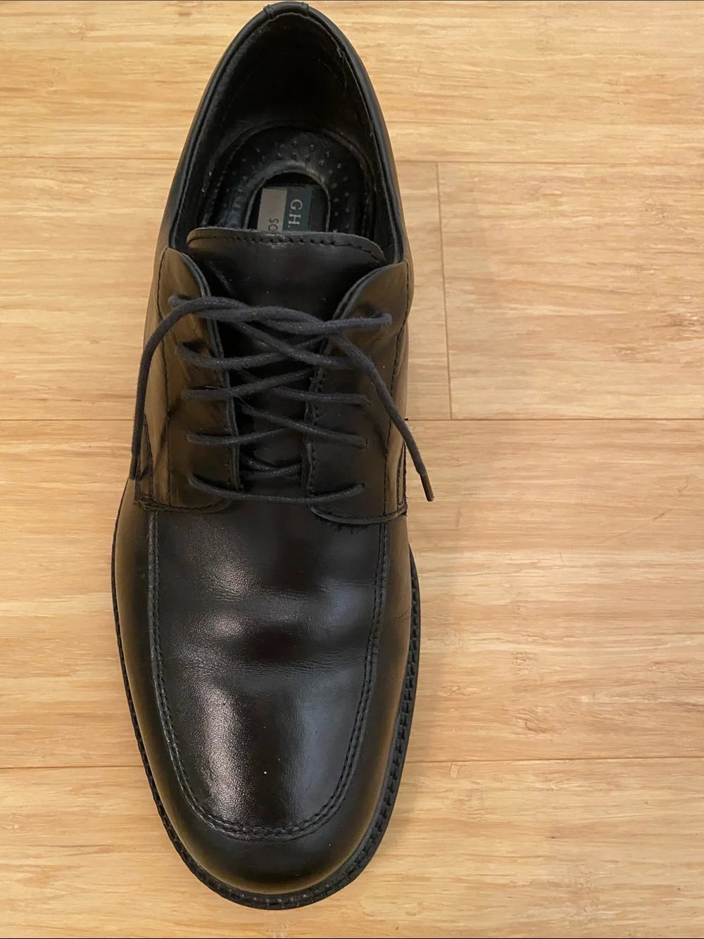 Men’s G.H. Bass & Co. Black Leather Lace-Up Shoes
